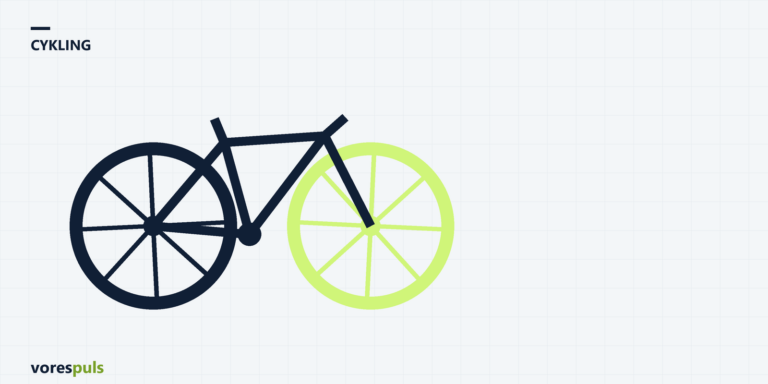 Illustration: Cykling – Cykel tegn: sådan cykler du sikkert i en gruppe