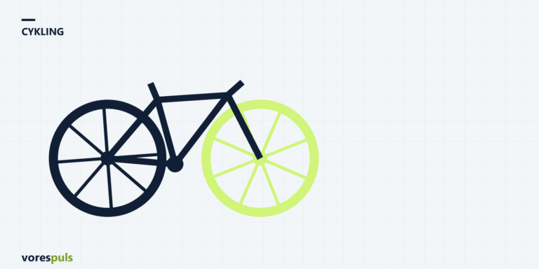 Illustration: Cykling – Nakkesmerter ved cykling: Sådan undgår du ondt i nakken