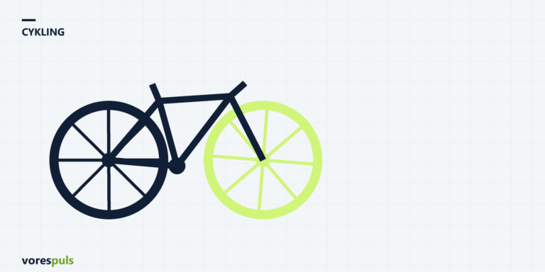 Illustration: Cykling – Er cykling godt for ryggen? Fiks de 5 typiske smerter